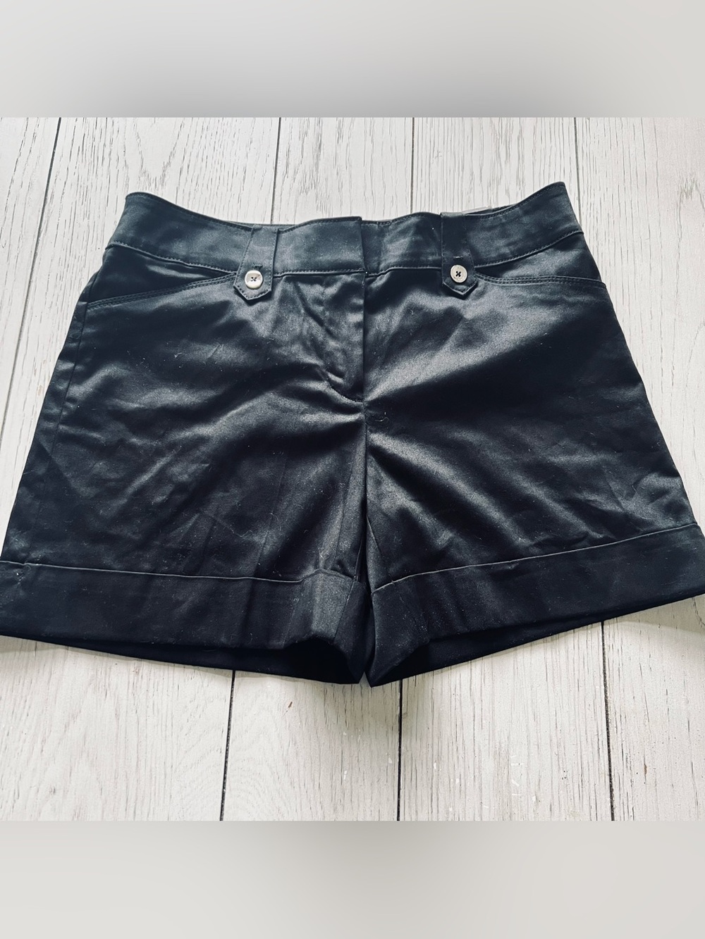 White House Black Market Classic Black Signature Women's Dress Shorts